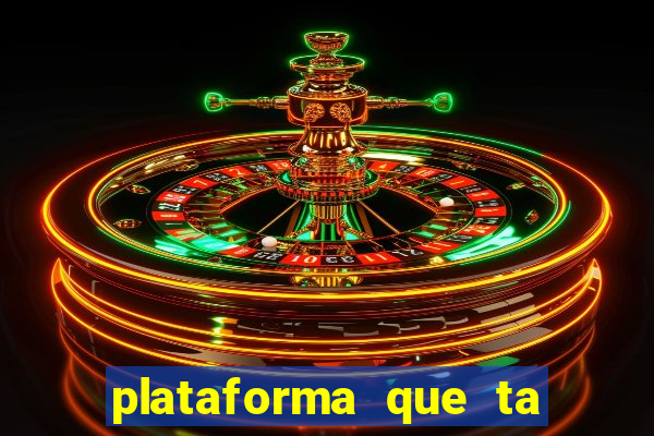 plataforma que ta pagando bem fortune tiger